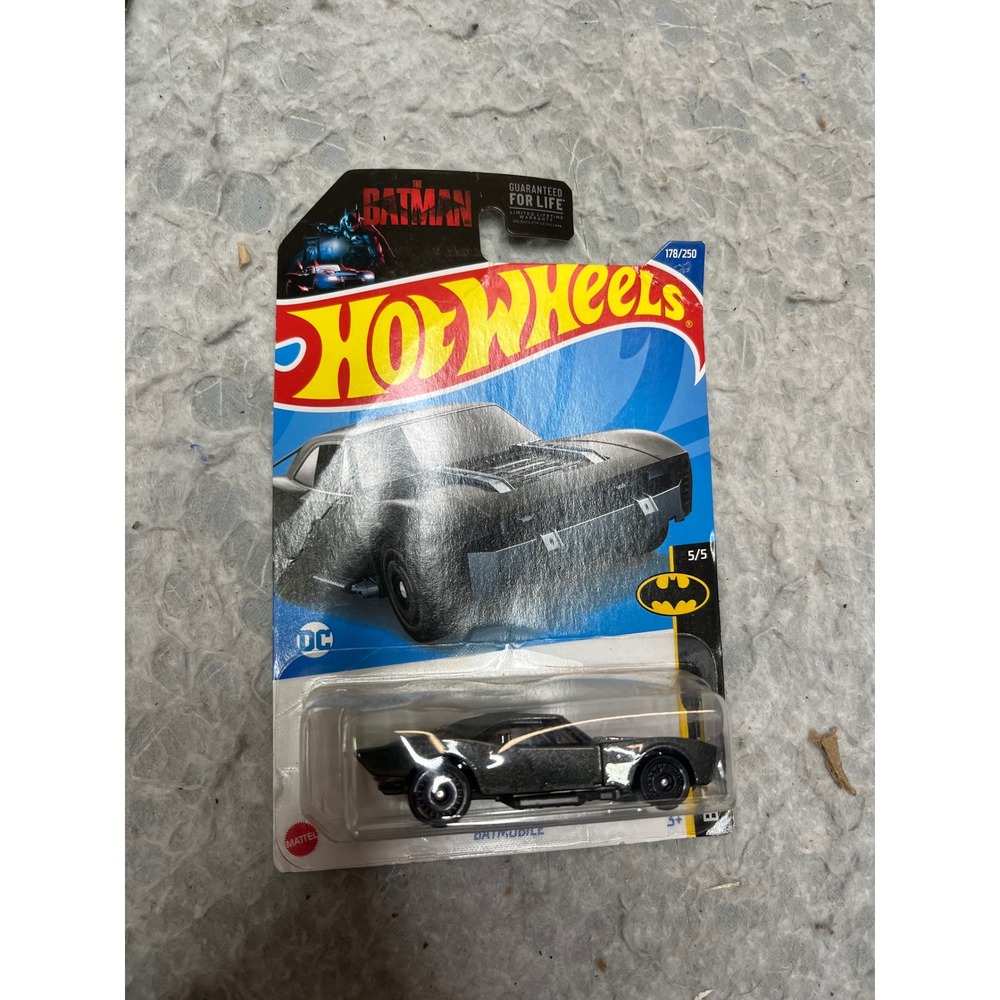 Hot Wheels The Batman Batmobile Black 178/250 Batman 5/5 HCT65 Diecast Car 1:64